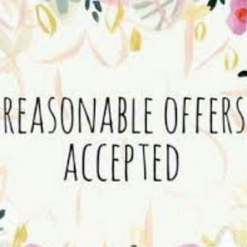 Reasonable offers are welcome!